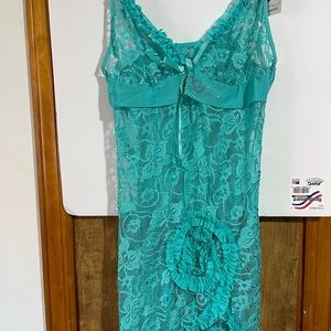 Contrast lace mesh babydoll